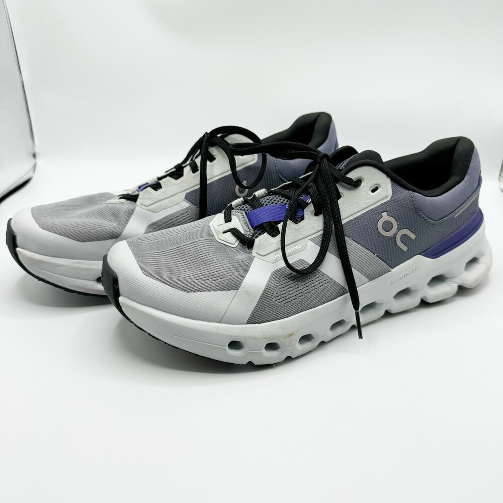 On Cloudrunner 2 Shoes in Fossil Indigo Mens Size 11.5 Sneakers ON Running